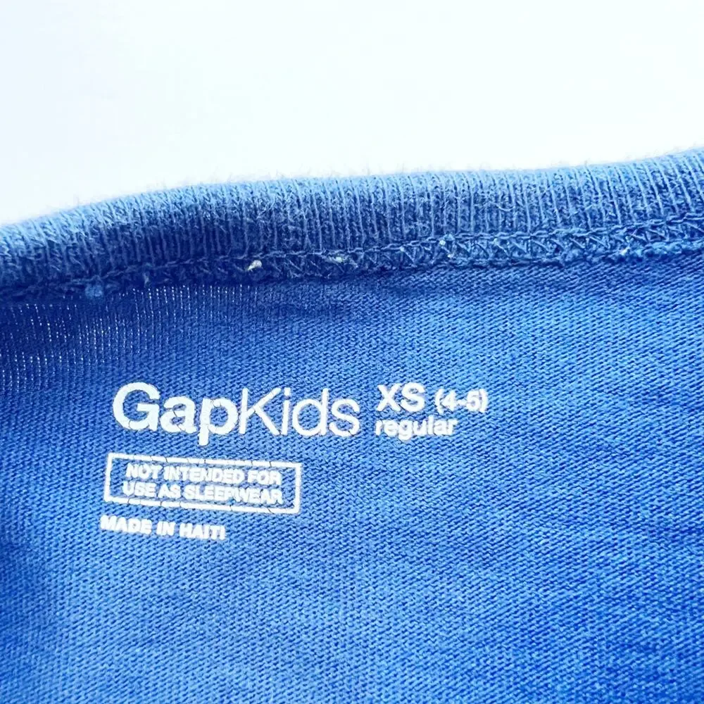 Gap Kids Blue Guitar Tee